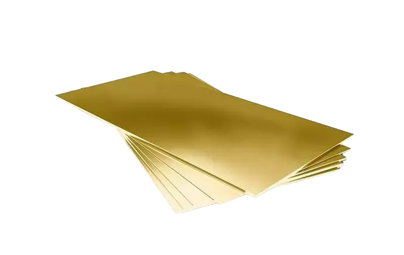 Латунный лист 0,5х600х1500 твердый, Л63