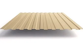 Профлист окрашенный светло-бежевый C20 0.5x1100