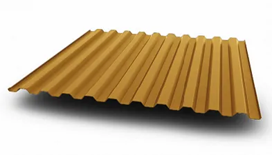 Профлист окрашенный слоновая кость C21 0.5x1000