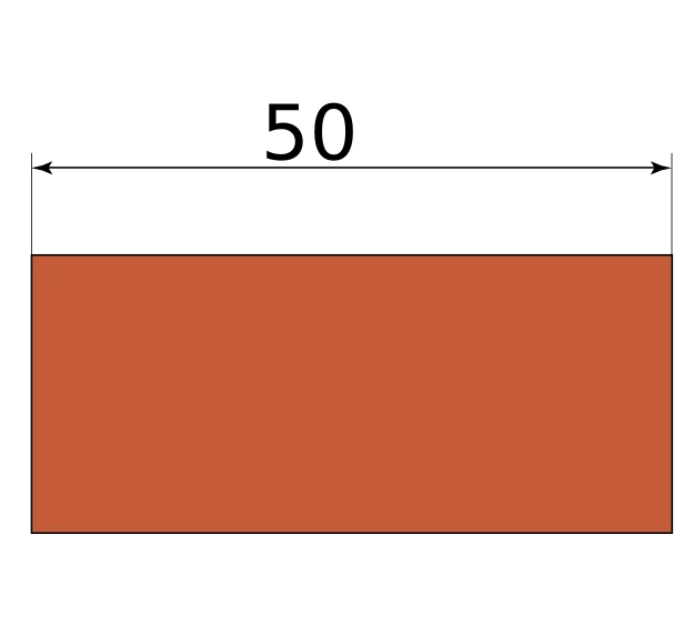 Шина медная 4х50, М1