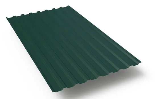 Профлист окрашенный зеленый мох C20 0.5x1100x2000