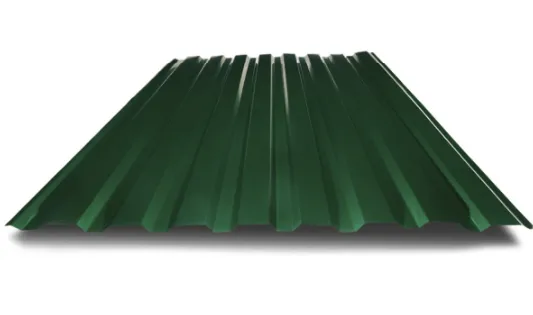 Профнастил окрашенный зеленая листва C20 0.5x1100