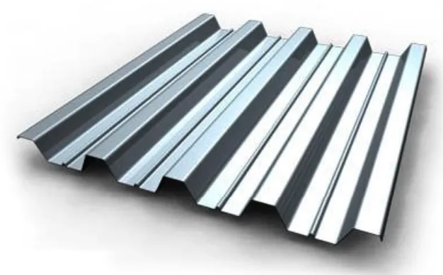 Профнастил оцинкованный Н57 0.7x750